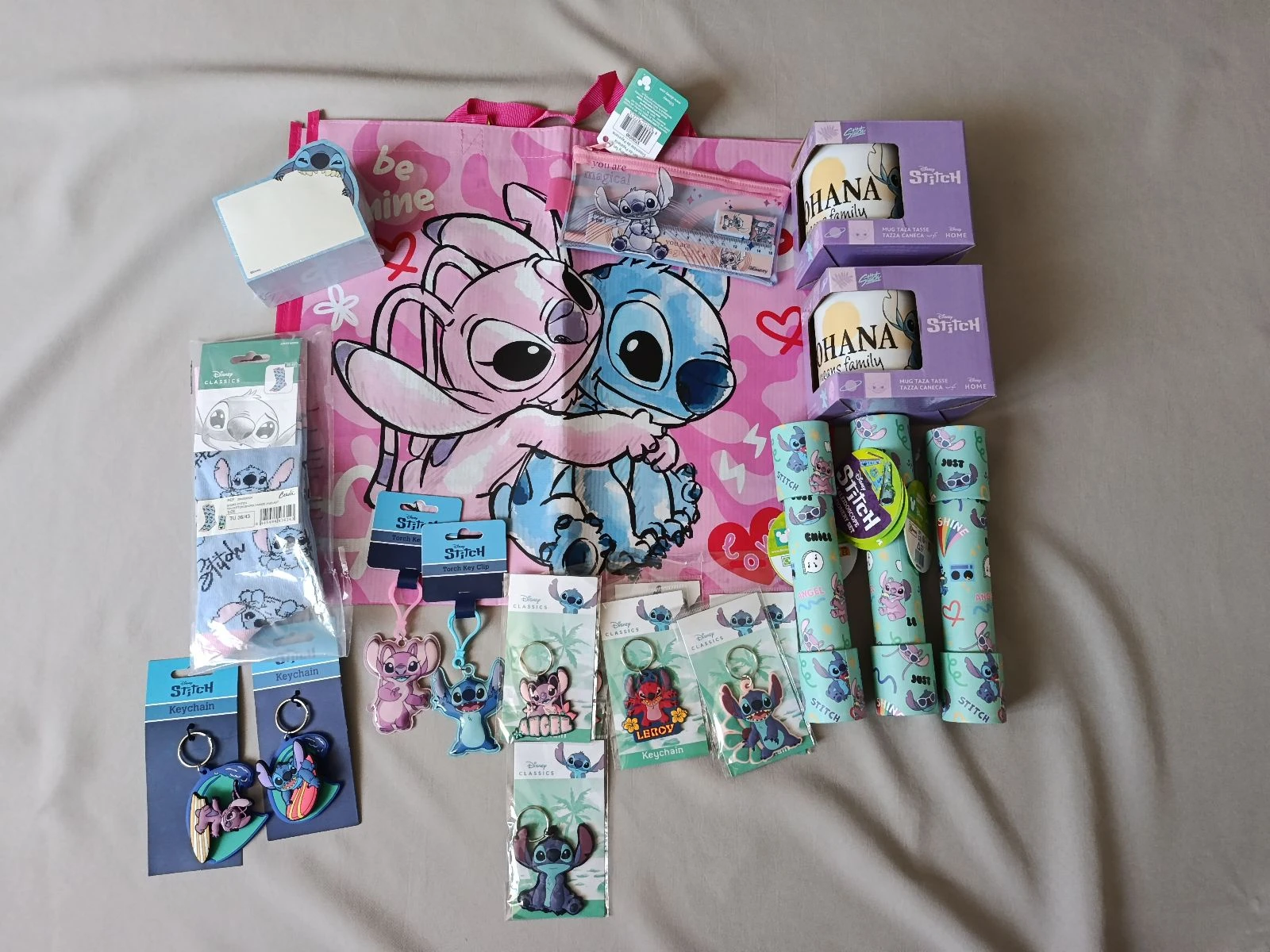 Lot d'Environ 20 Articles Stitch | Disney | Neufs | Idéal Revente ou Cadeaux